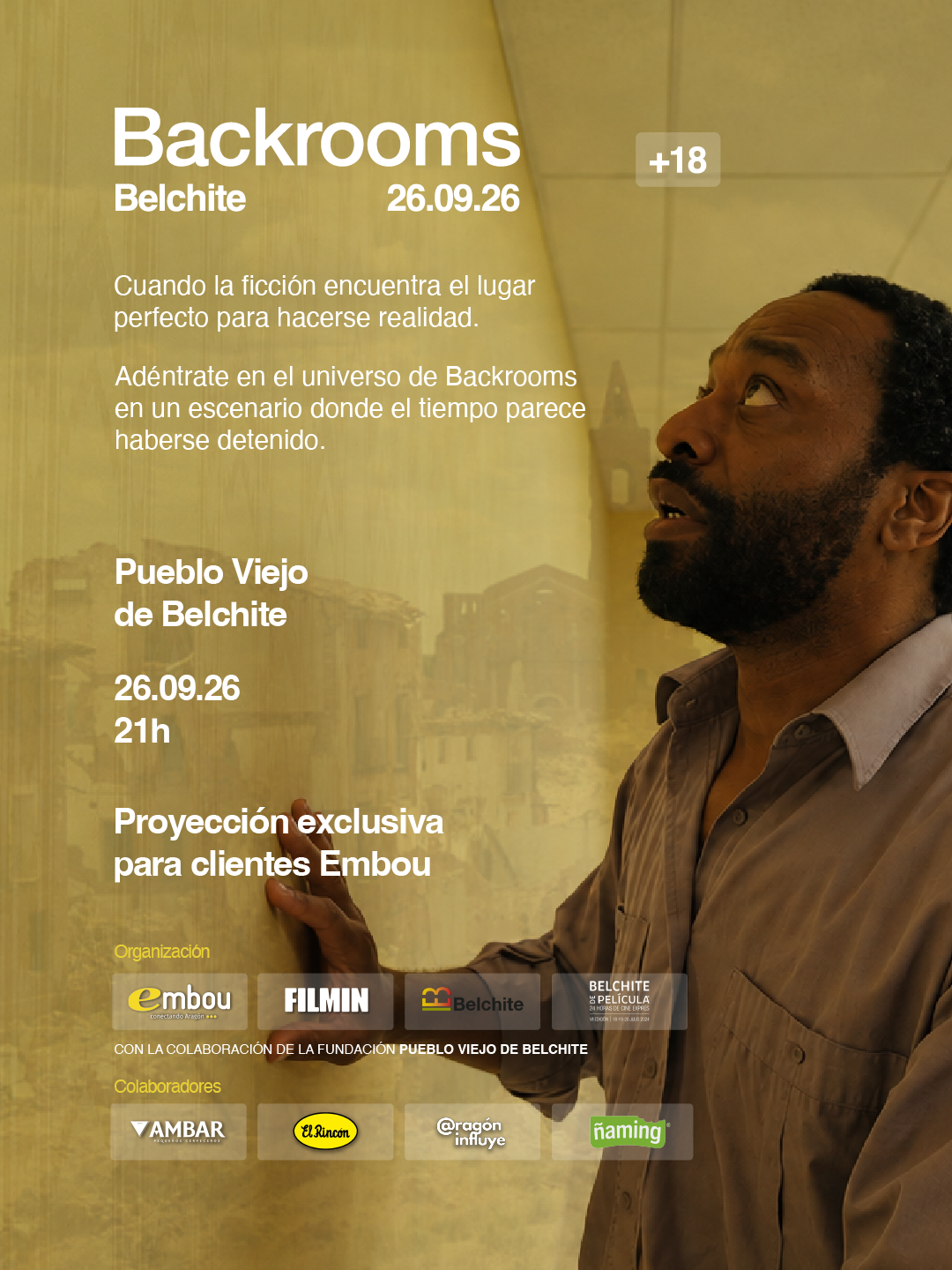 Cartel Oficial Backrooms en Belchite